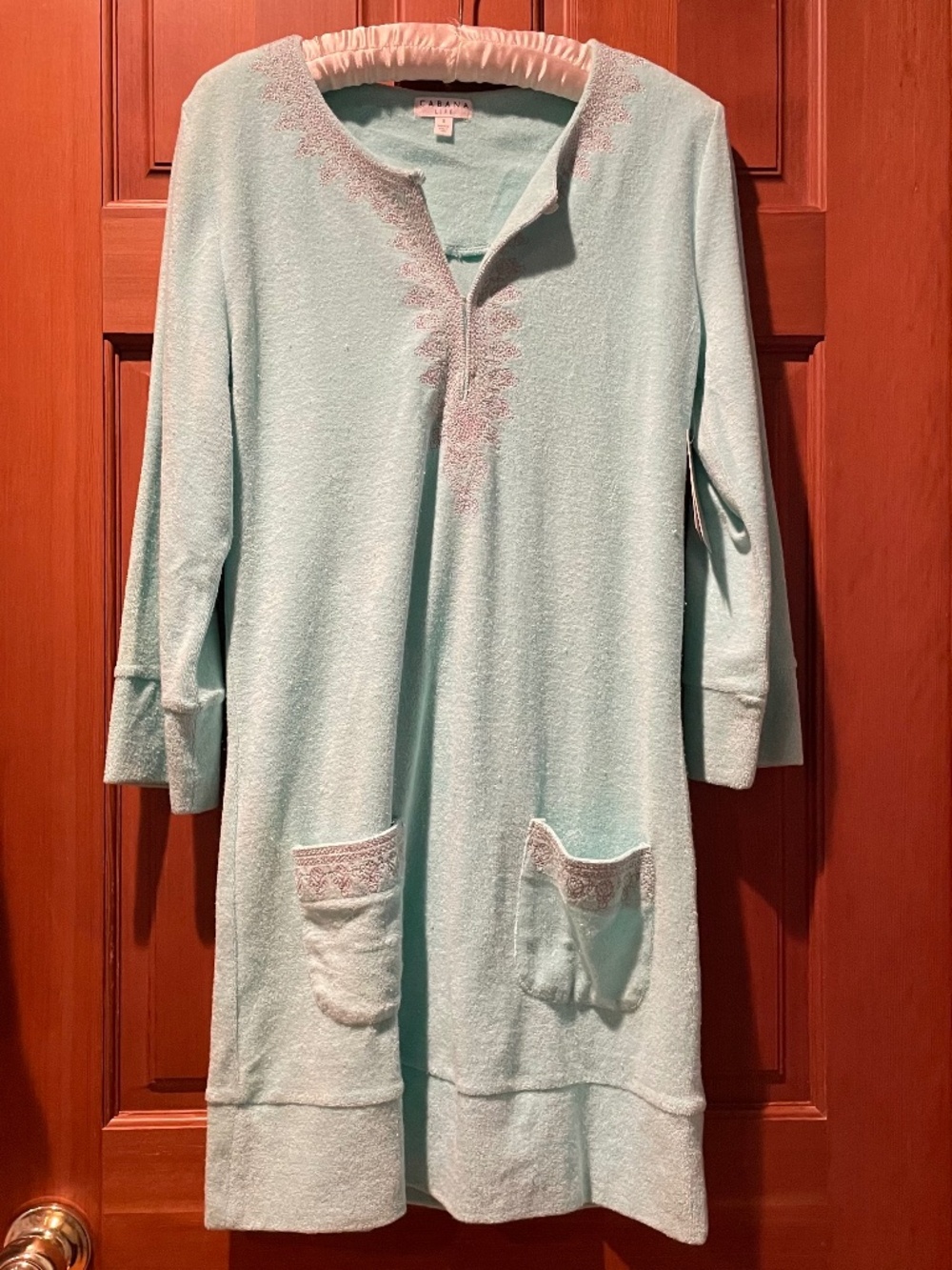 NEW Cabana Life Small Terrycloth Pullover Swimsuit Cover up Top